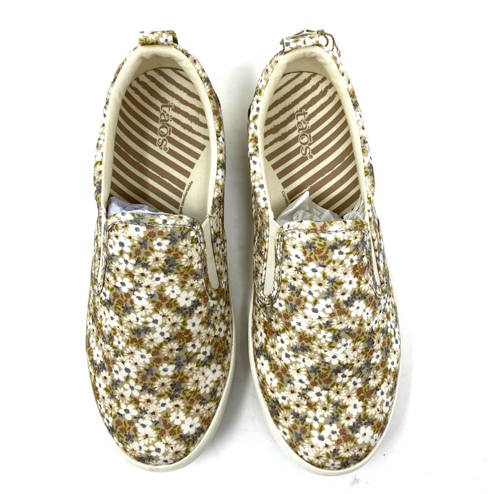 Taos Dandy Natural Floral Multi Loafers Slip-On Comfort Shoes Size 6 Medium - Picture 5 of 8